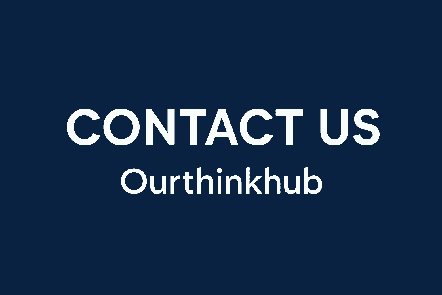 Contact Us